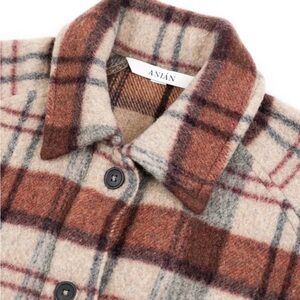 Anian Georgia Florenzia Plaid Wool Jacket